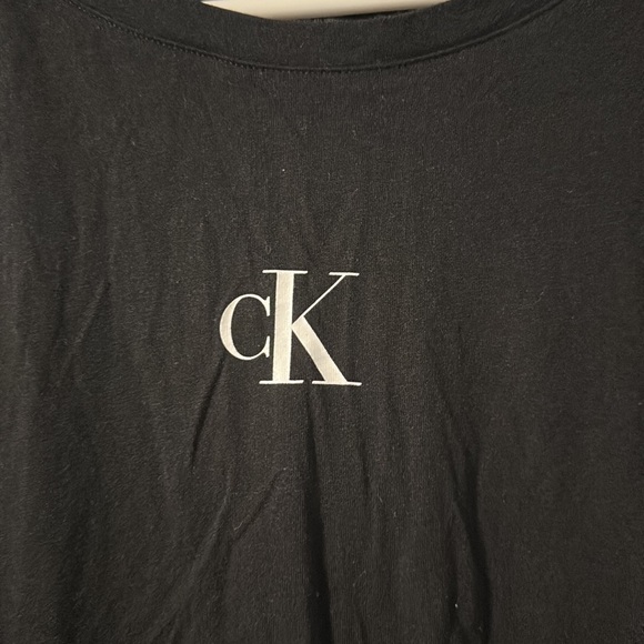 Calvin Klein Jeans  3X Black Short Sleeve Top - Picture 3 of 4